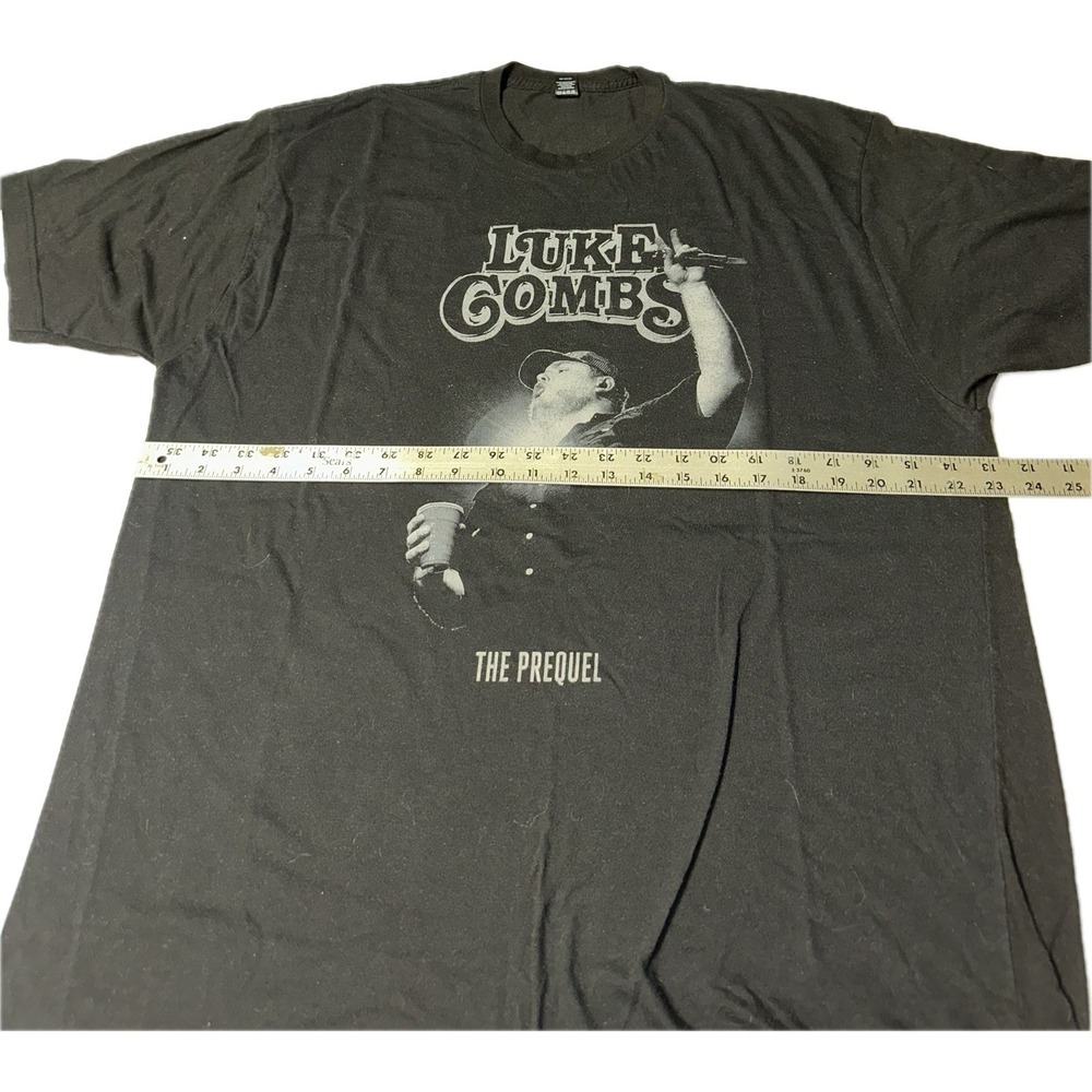 Luke Combs The Prequel Album Black T-Shirt Men's Size 2XL Country Music Concert - Picture 7 of 7